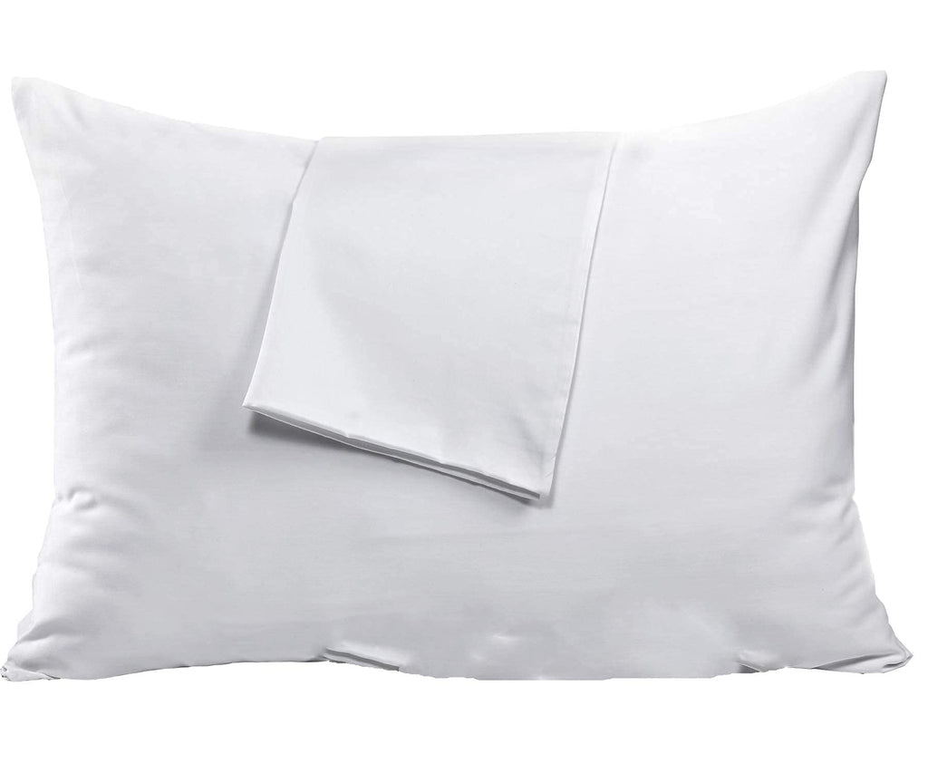 Niagara 4 Pack King Pillow Protectors With Zipper, Premium Cotton Sateen Blend Tight Weave Lab Tested Non Noisy Zip Covers Breat