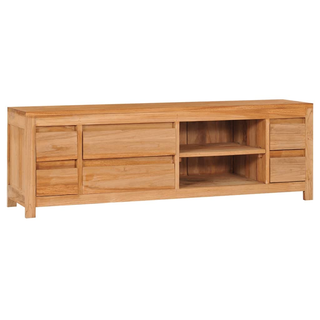 Vidaxl Tv Cabinet 47.2&quot;X11.8&quot;X15.7&quot; Solid Teak Wood