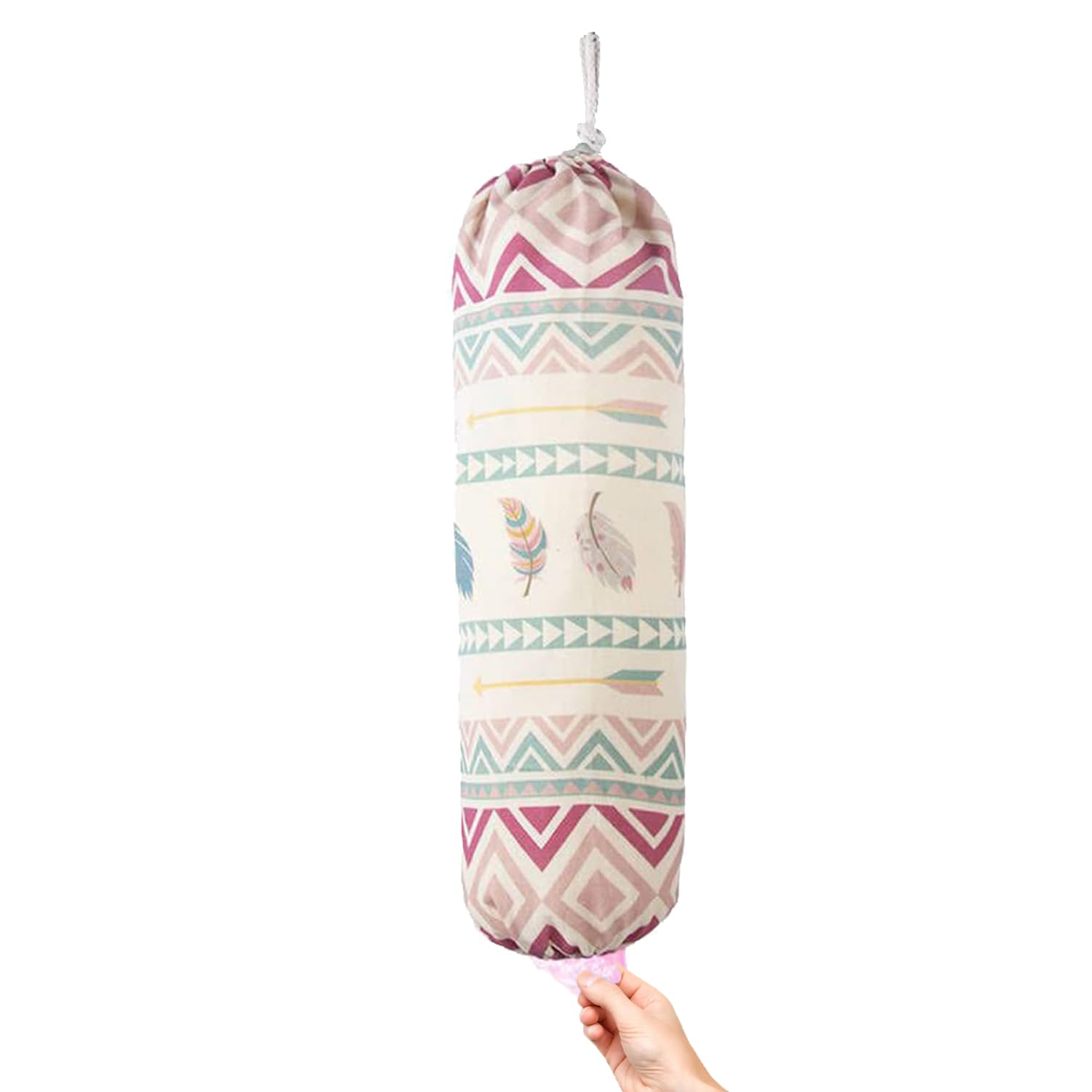 Togetrue Plastic Bag Holder, Wall Mount Plastic Bag Organizer Dispenser, Heavy Duty Grocery Bag Storage Holder For Home Kitchen