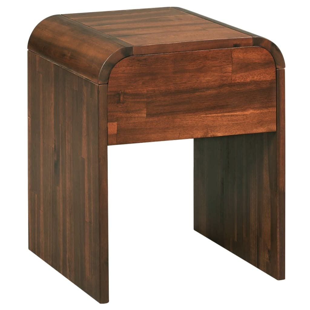 vidaXL Nightstand 16.3&quot;x16.5&quot;x20.4&quot; Solid Acacia Wood