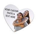Mouse Pad Custom Personalized Photo Picture & Text Neoprene Office Supplies & Gaming Computer Desk Accessories Heart Shape
