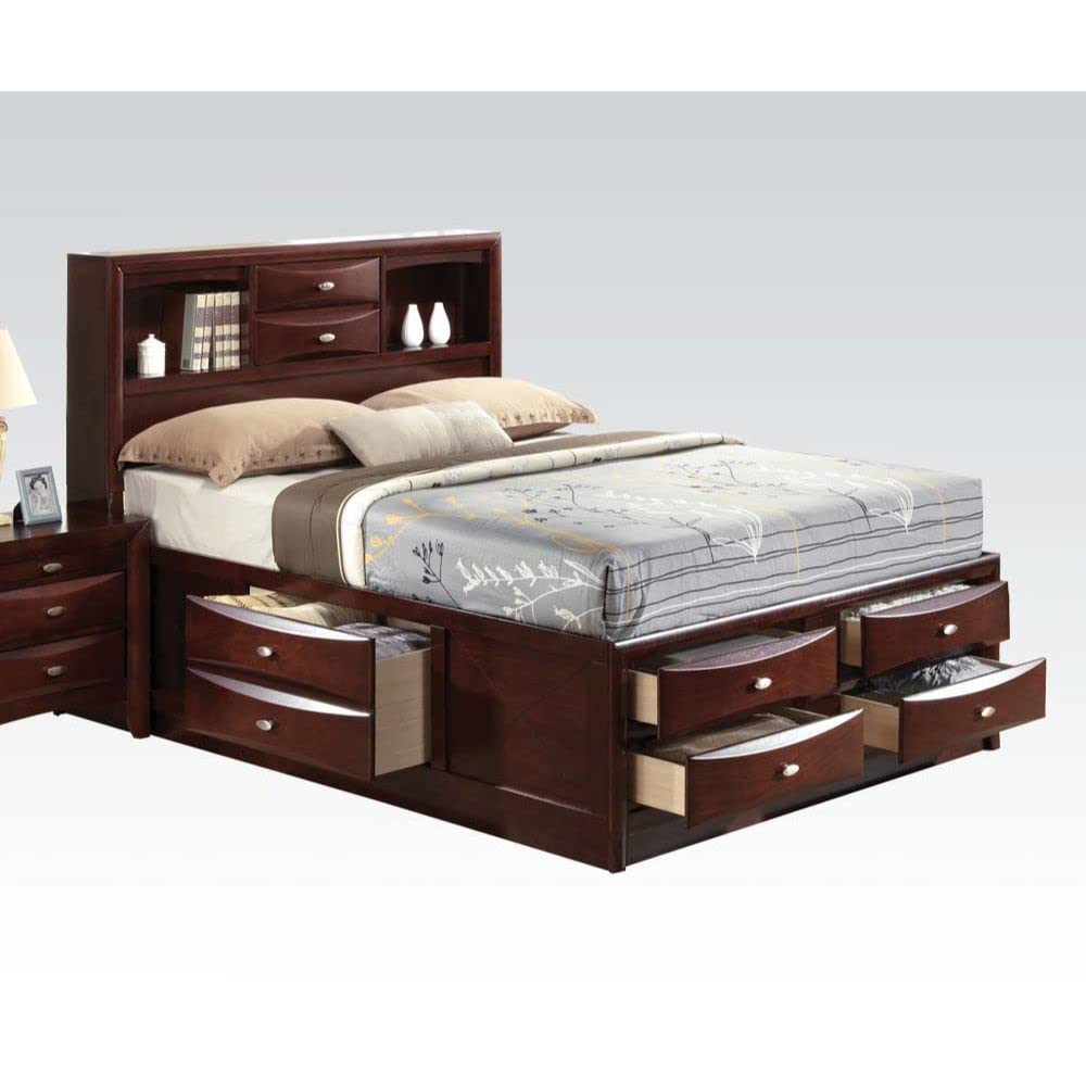 Acme Ireland Eastern King Bed w/Storage - Espresso