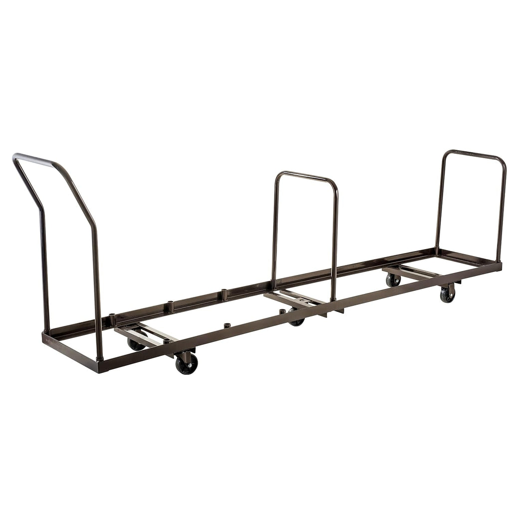 National Public Seating Folding Chair Dolly - Dark Brown, 381/2In.H X 19 1/4In.W X 109 1/2In.D, Model Number Dy50