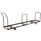 National Public Seating Folding Chair Dolly - Dark Brown, 381/2In.H X 19 1/4In.W X 109 1/2In.D, Model Number Dy50