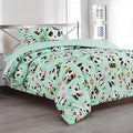 Sapphire Home 6 Piece Panda Bedding Set, Bed In A Bag, Kids Comforter Set With Bed Sheets, Pillow Case, Toy Pillow, Toddler Bedr