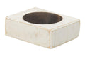 HomeRoots 416254 5.5 x 2.25 x 6.75 in. Wide Pillar Tabletop Pillar Candle Holder