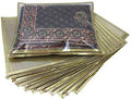 DESI PITAARA Set of 10 Pc Transparent Saree Covers/Saree Bags/Storage Bags/Clothes Covers with Stainless Steel Zip Lock Combo (S