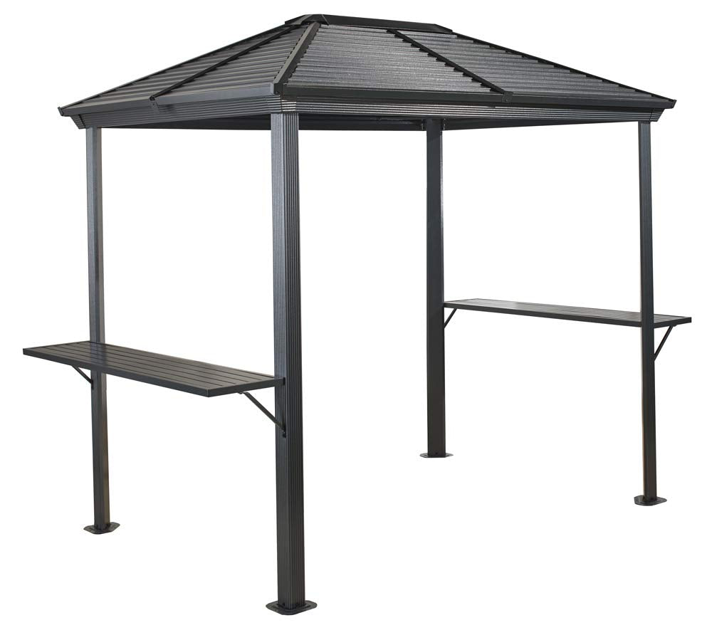 Sojag 5' X 8' Ventura Bbq Grill Gazebo Outdoor Weather-Resistant Aluminum Frame Shelter