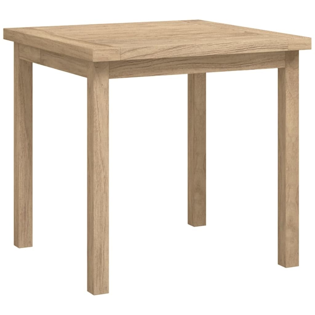vidaXL Solid Teak Wood Side Table - Versatile Square End Table/Accent Table for Living Room, Office, Bedroom - Sturdy Brown Teakwood, 17.7"x17.7"x17.7"