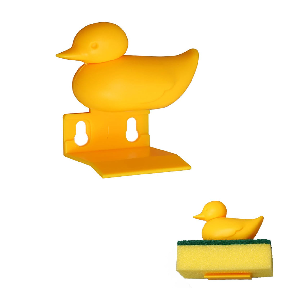 Gstrmydz Kitchen Sink Sponge Holder with Draining Structure, Practical Sink Organizer