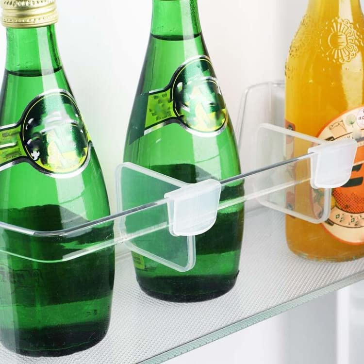Gion Plastic Internal Drawer Shelf Divider Clip Telescopic Expandable Fridge Drawers Storage Partition Clips Storage Space Divid
