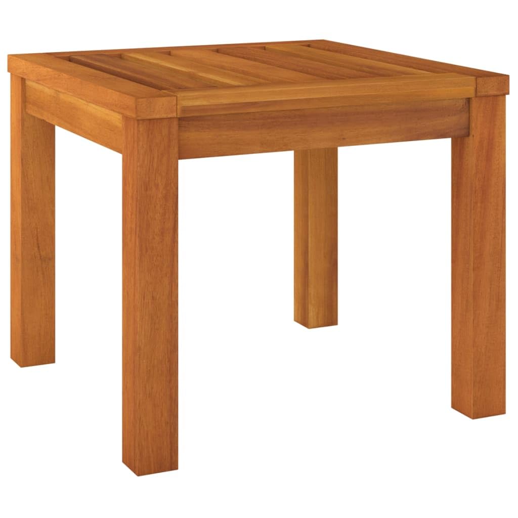 Vidaxl Solid Acacia Wood Patio Stools With Cushions, 2 Pcs - Comfortable And Durable Outdoor Seating Solution For Garden, Terrace, Or Patio