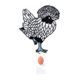 Reeleer Farm Animal Mama Hen Polish Chicken Mom Badge Reels Retractable, With Alligator Clip And Key Ring, 24 Inches Thick Pull