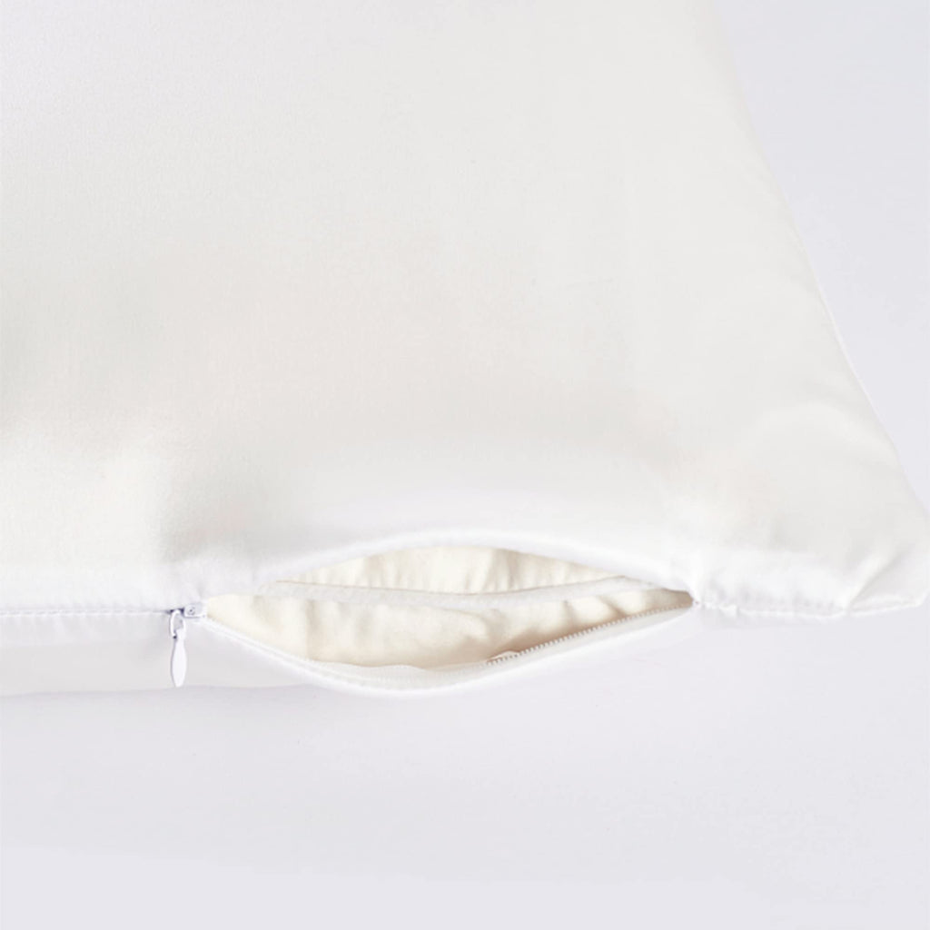 Real Mulberry Silk Pillowcase For Hair And Skin Made In Usa, 22 Momme Anti Acne Silk Pillow Cases Queen With Zipper, 6A Grade 10