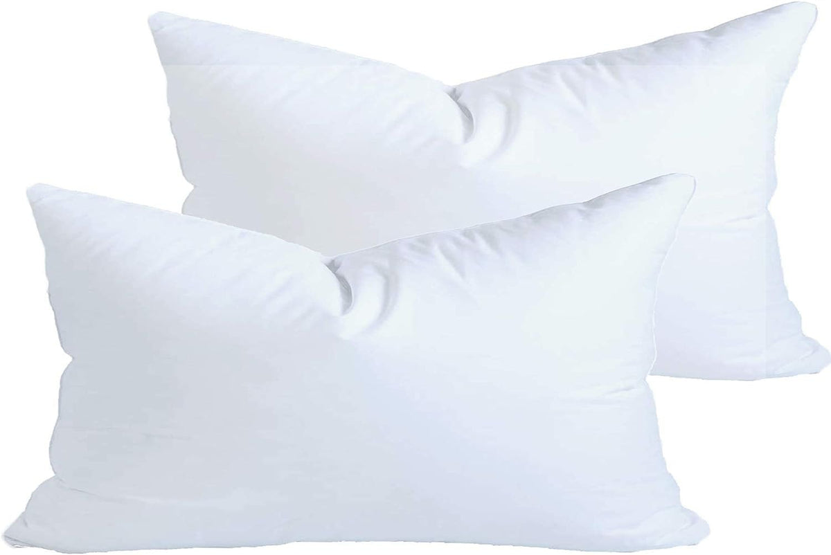 Moonrest Synthetic Down Alternative 13X20 Lumbar Pillow Insert Form, For Decorative Throw Pillow, Sofa, Cushions, Body And Bed -