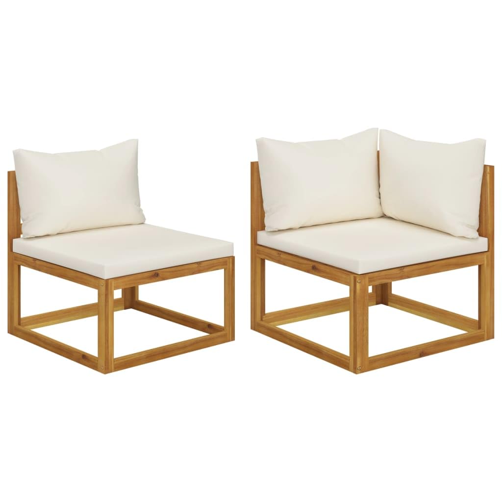 vidaXL Solid Wood Acacia Sofa Set