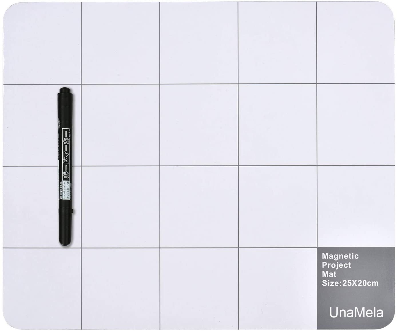 Magnetic Mat, Magnetic Project Mat, Unamela Magnetic Mat For Tools With Dry Erase Pen - Preventing Losing Screws When Repairing