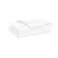Madison Park Egyptian Cotton Luxury Blanket White 108X90 King Size Knit Premium Soft Cozy 100% Cerified Egyptian Cotton For Bed, Couch Or Sofa