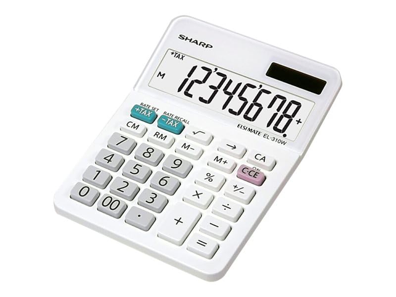 Sharp Calculators Sharp El-310Wb 8 Digit Professional Mini-Desktop Calculator