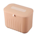 uxcell Kitchen Compost Bin Hanging Small Trash Can, 7L/1.8Gallon Plastic Trash Can with Lid, Suitable for Countertop, Under Sink