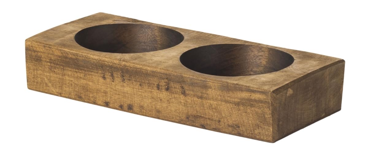 HomeRoots 416266 5.5 x 2.25 x 10.25 in. Wide Pillar Tabletop Pillar Candle Holder