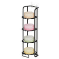 HASTHIP 4Tier Soap Holder, Self Adhesive Metal Freestanding Rack