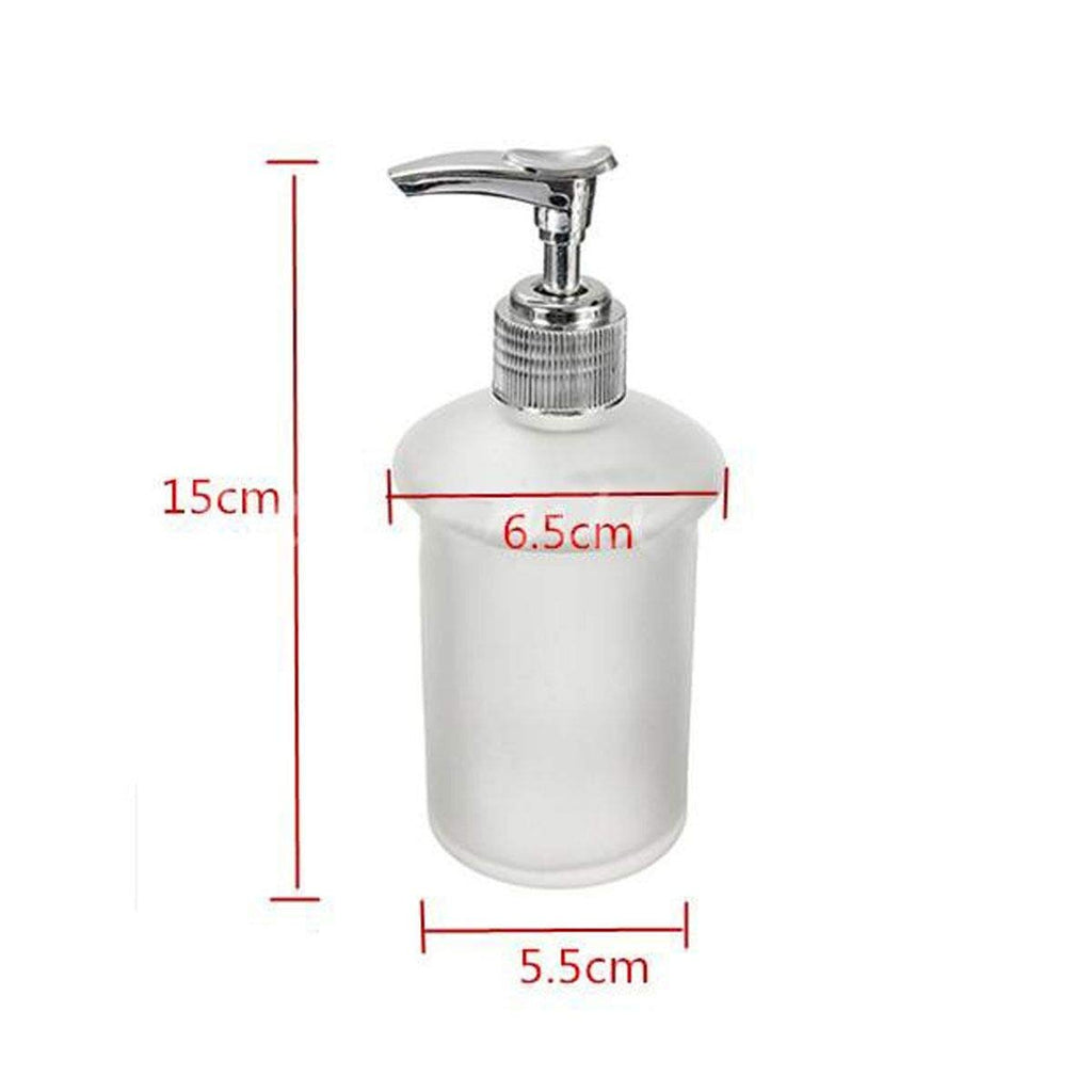 Bathroom Lavatory Soap Lotion Dispenser Pump Wall Mount With Sus304 Stainless Steel Holder