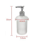 Bathroom Lavatory Soap Lotion Dispenser Pump Wall Mount With Sus304 Stainless Steel Holder