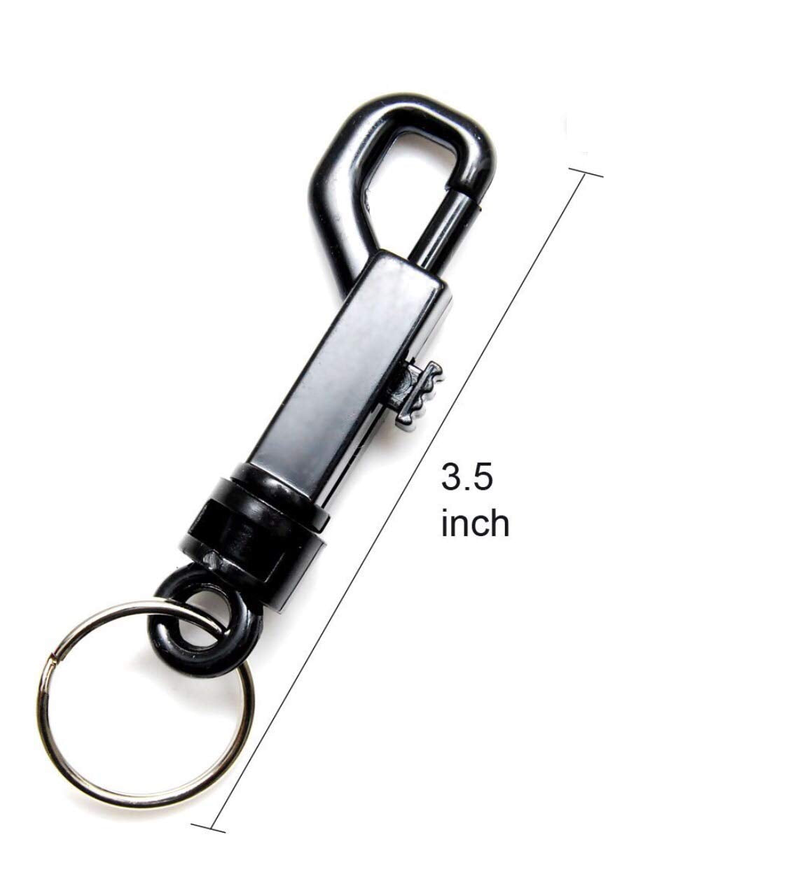 3 Pcs Swivel Snap Bolt Keychain Clips Keychain Hooks. Lightweight & Durable Clasp With Hook For Keys, Key Chains, Tags And Lanya