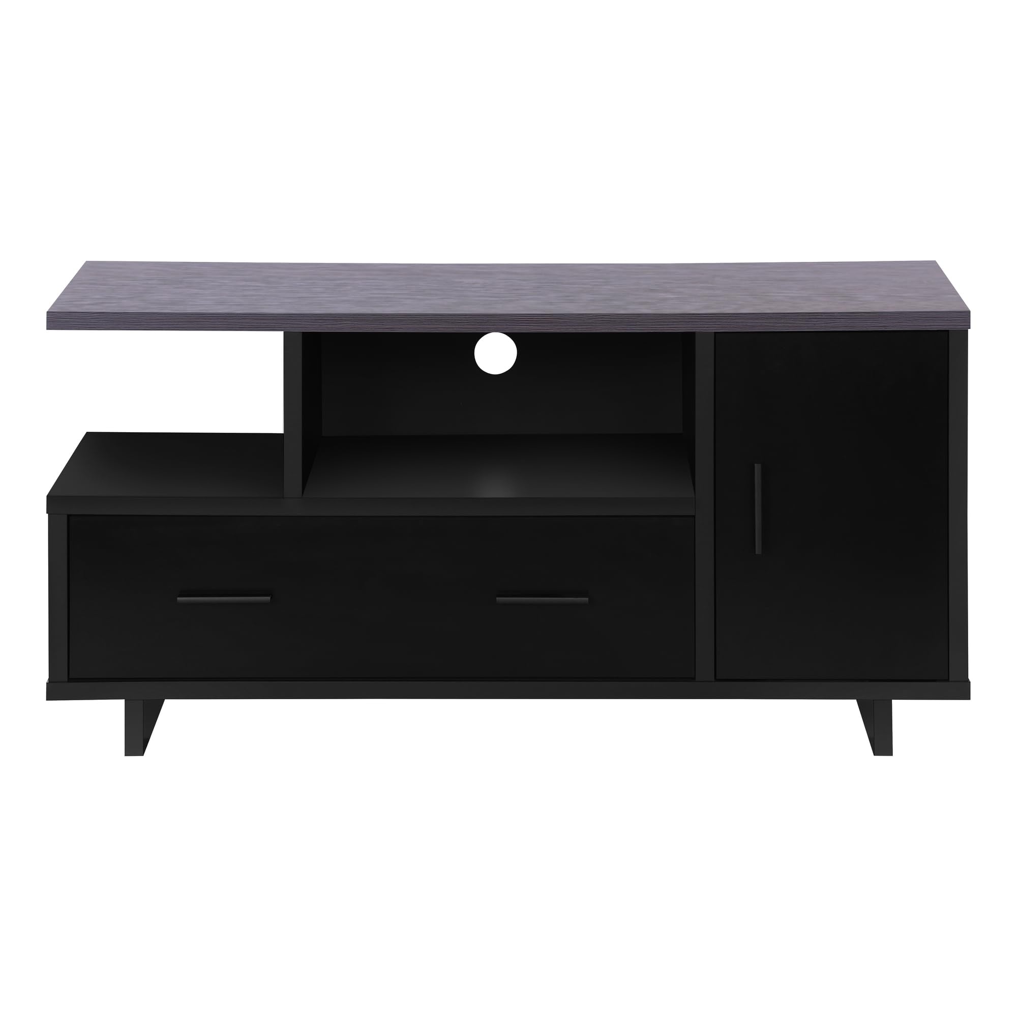 Monarch Specialties I STAND-48 L Storage TV Stand
