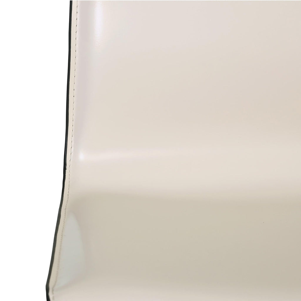 npd furniture and more New Pacific Direct Gervin Recycled Leather Counter Stool,Powder Coated Steel,Vanilla White,Fully Assembled,Set of 2