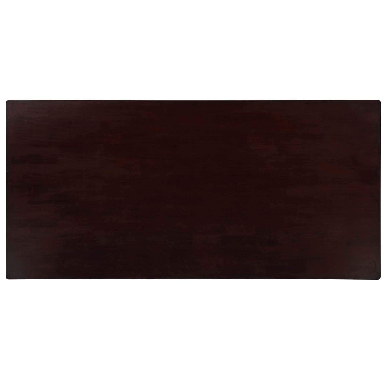 Modway Oracle 69&quot; Rectangle Dining Table, Cappuccino