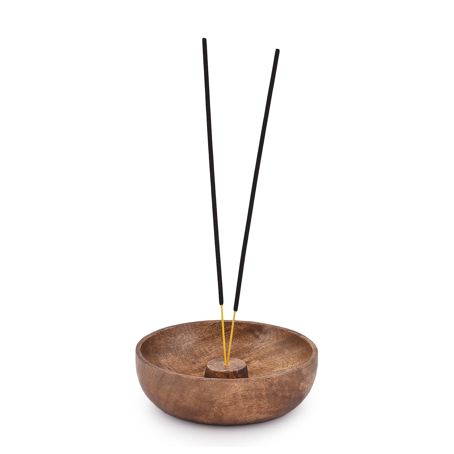 EDHAS Incense Burner Stick Holder Bowl, Ash Catcher Bowl for Home D  cor, Meditation, Yoga (5'' x 5'' x 1.5'')