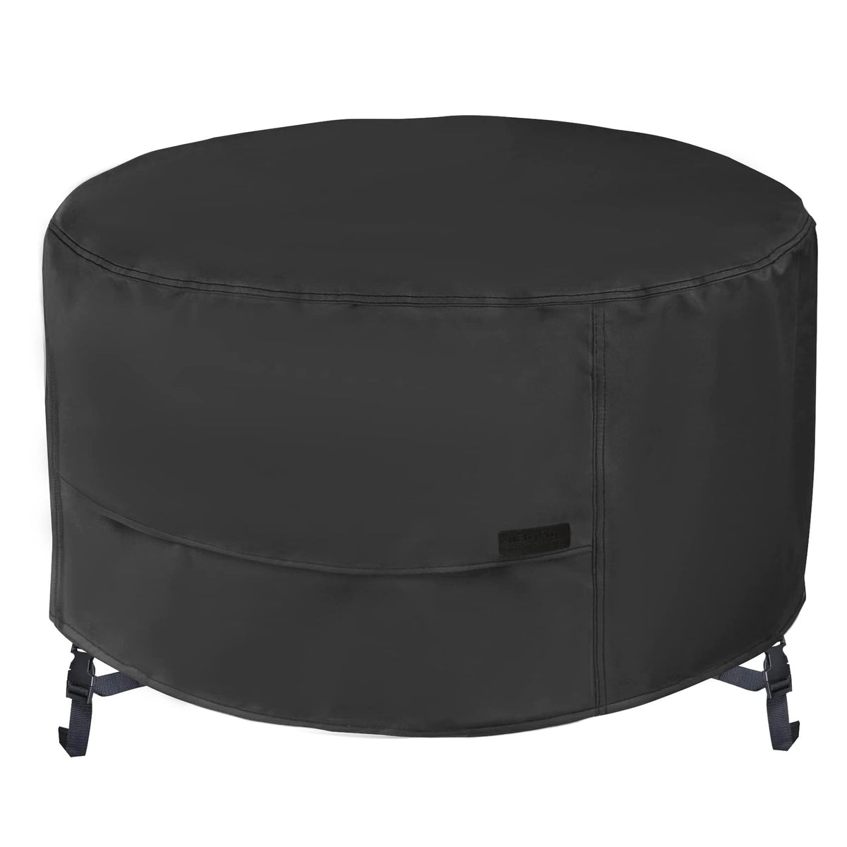 Nettypro Fire Pit Cover Round Waterproof Outdoor Patio Firepit Cover For Small Fireplace Fire Bowl Solo Stove Bonfire Yukon, 28