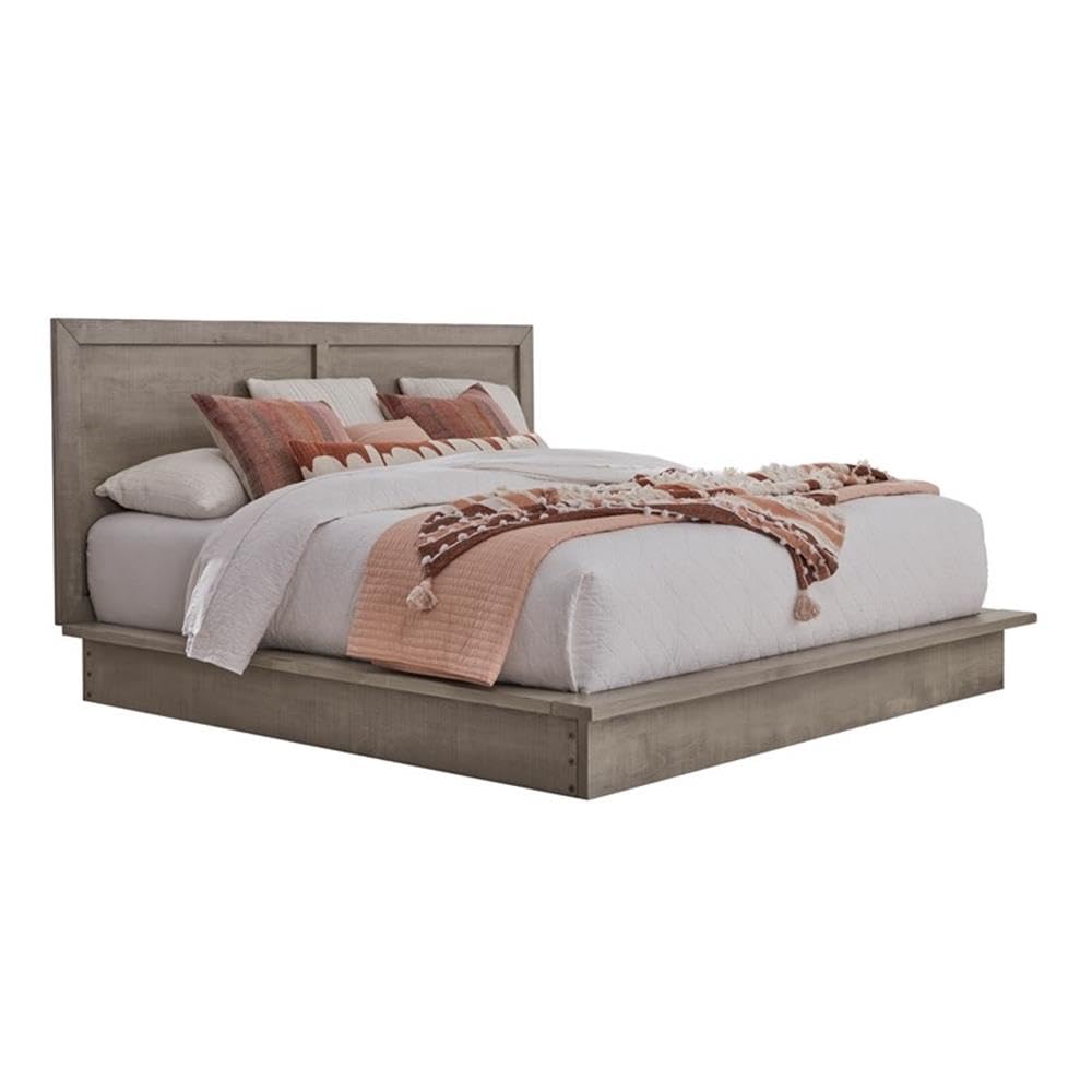 Progressive Palisades King Bed, Gray-Beige