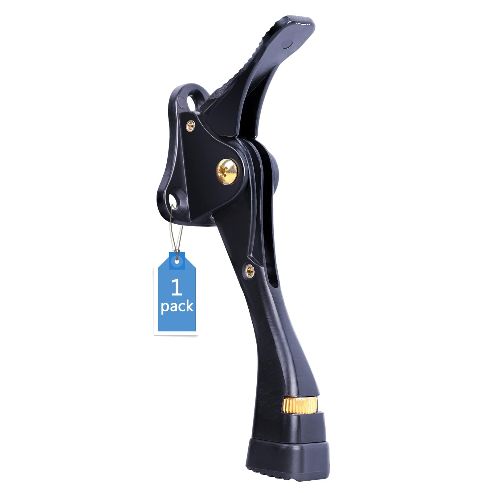 Gotega Door Stopper, 1/2/4 Packs Kickdown Door Stop With One Touch Adjustable Height And Rubber Tip 4 Inches, Door Stops (1 Pack