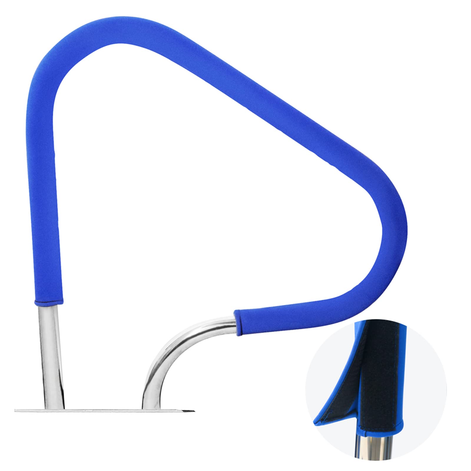 Frantie Swimming Pool Hand Rail Cover, 4 Feet Blue Slip Resistant Rail Grip Covers For Swimming Pool Hand Railing