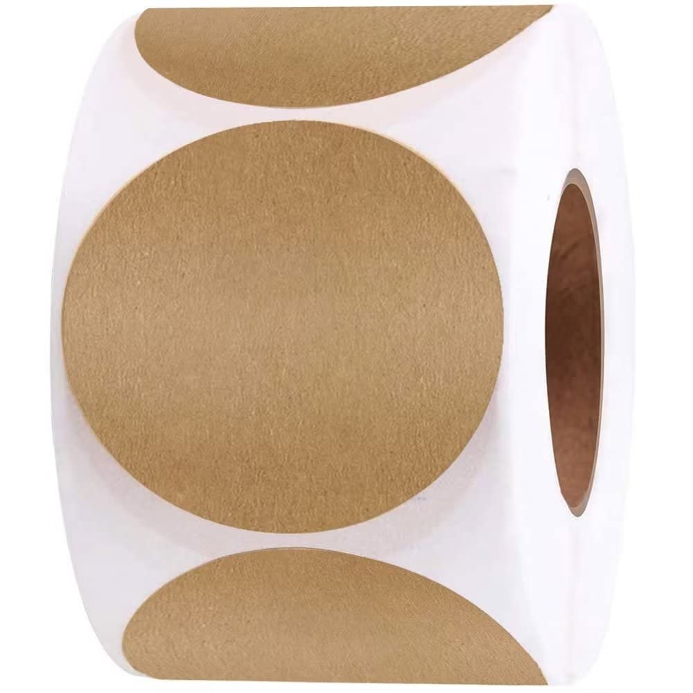 500 Pcs Jar Label Stickers Water Resistant Stickers Labels For Jars Gift Tags Oil Bottle Cosmetic Storage Bin Canning Mason Jar