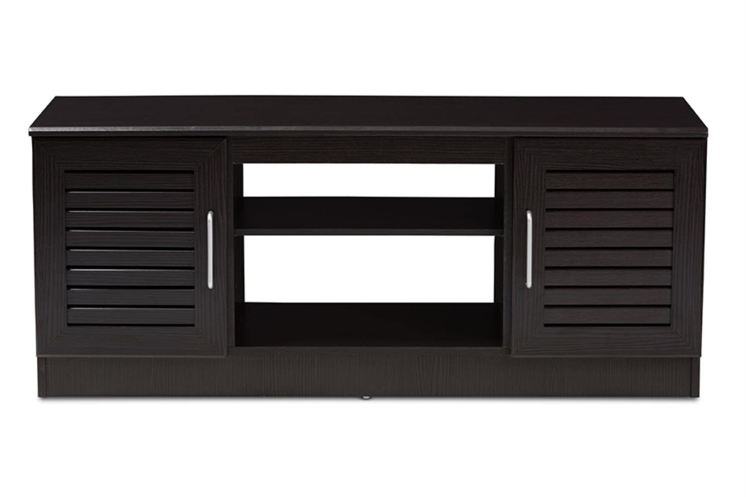 Baxton Studio Gianna Modern and Contemporary Wenge Brown Finished TV Stand