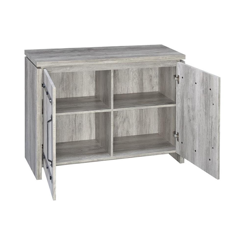 2-door Accent Cabinet Grey Driftwood
