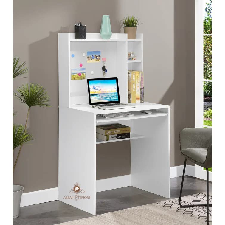 Abbaji Interiors Engineered Wood Writing Study/Office Table Laptop Desk ...