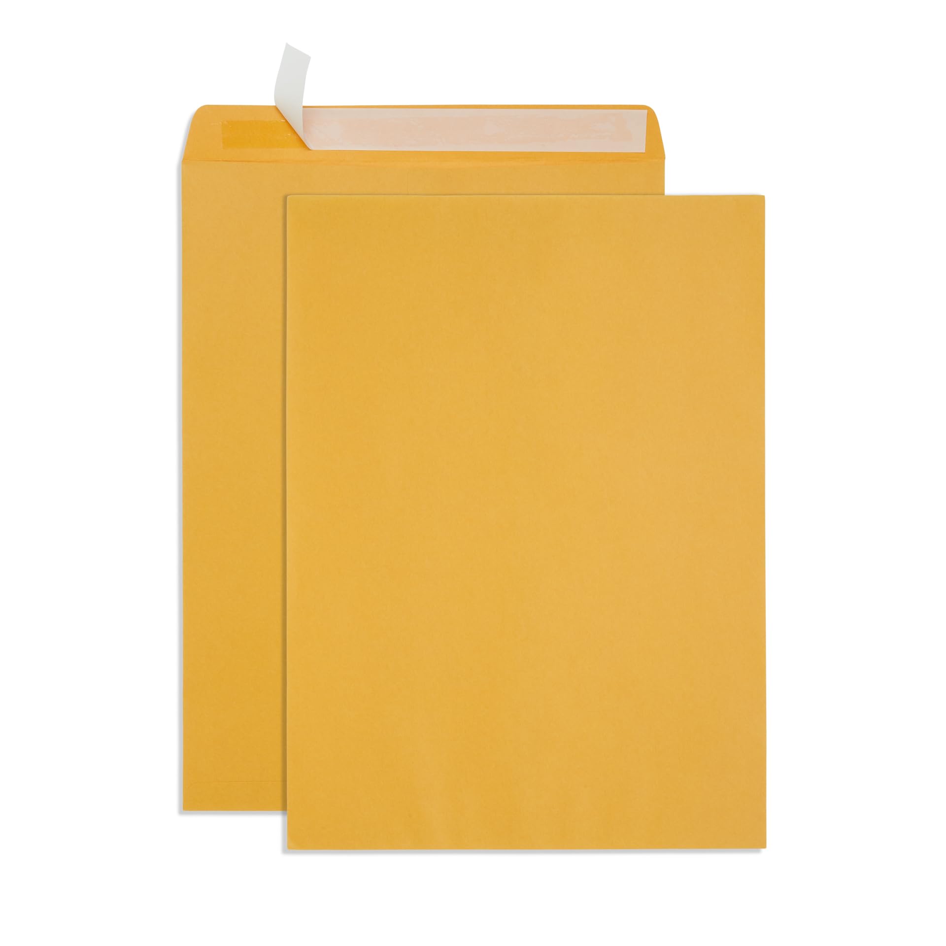 Blue Summit Large Mailing Envelopes 13X18, Large Envelopes 13X18 For Documents, Self Seal, Thick 28Lb Kraft Paper, 50 Manila Mai