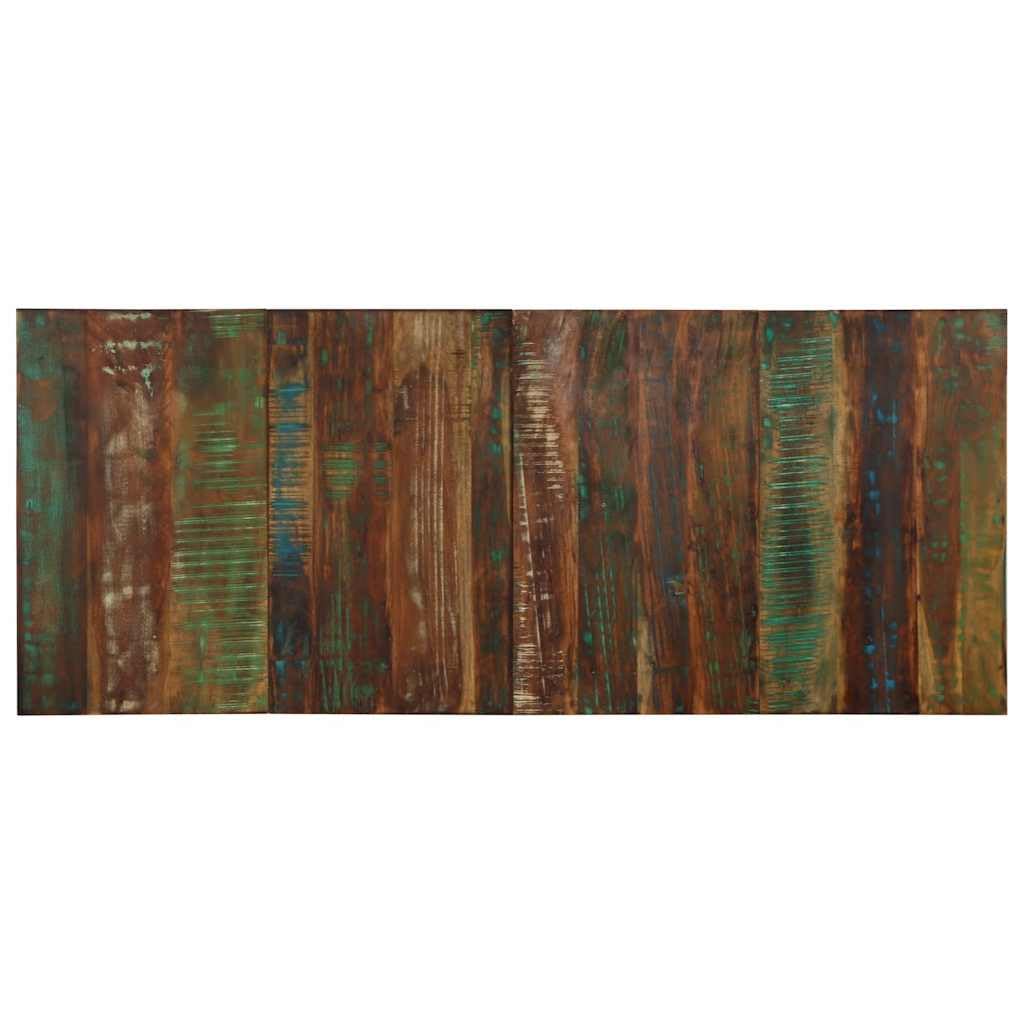 vidaXL Headboard Multicolor Solid reclaimed wood Full Industrial