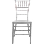 Flash Furniture Advantage Silver Resin Chiavari Chair