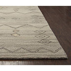 Rizzy Home Alora Decor Makalu 3' X 5' Moroccan Gray/Natural Hand-Tufted Area Rug