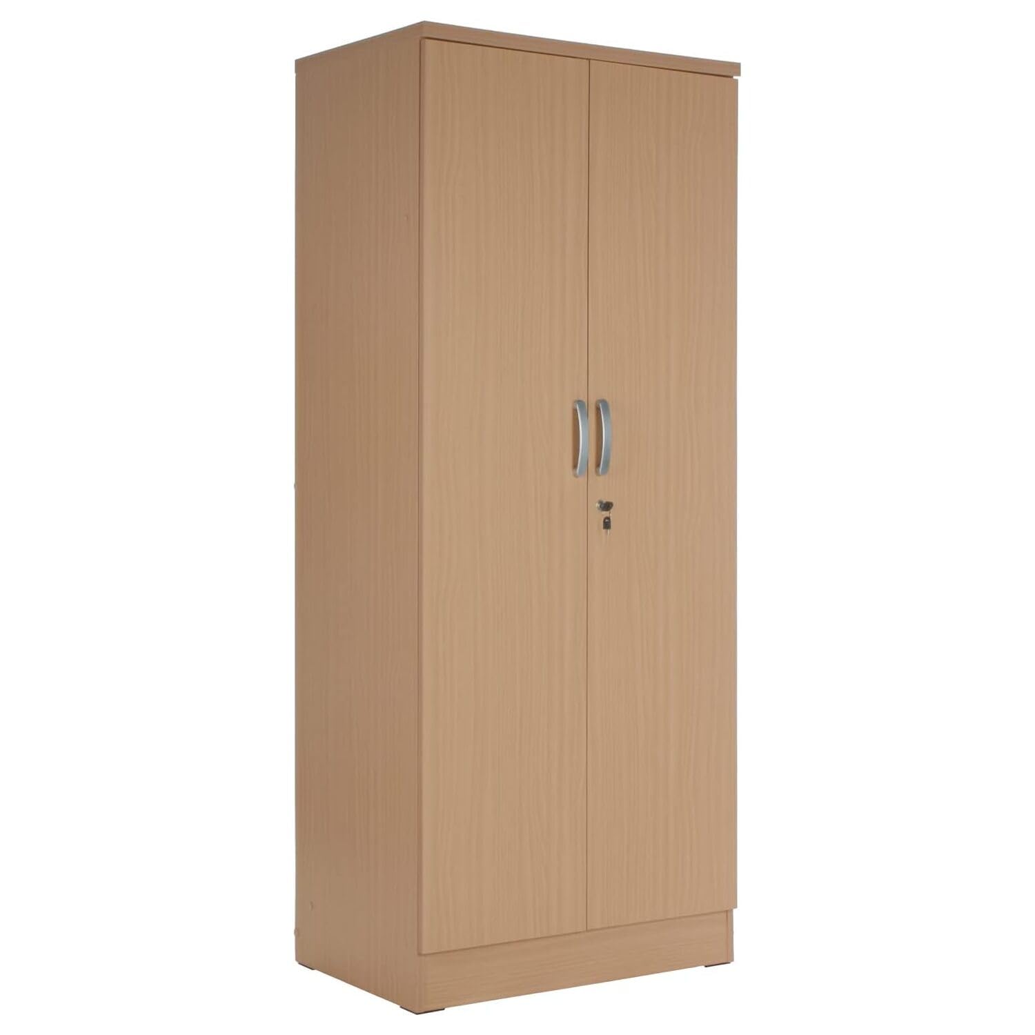 Better Home Products Harmony Wood Two Door Armoire Wardrobe Cabinet Beech Maple