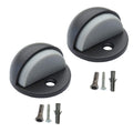Qcaa Low Dome Floor Door Stop, H 25.4 X Diameter 44.5Mm, Zinc Die Cast, Orb Oil Rubbed Bronze, Powder Coated, Made In Taiwan, 2