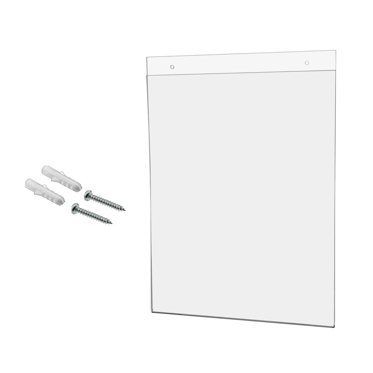 10 Pack Wall Mount Sign Holder For 11' X 14' Signage And Promotional Materials At Trade Shows Conventions And Expos Clear Acry