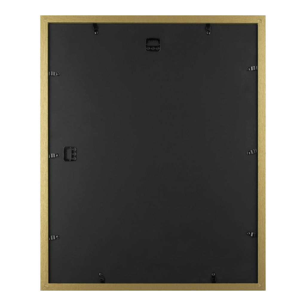 Golden State Art, 16X20 Picture Frame With Mat For 11X14 - High Definition Glass Wall Mounting Horizontal Vertical Display (Gold