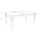 East West Furniture WEAN5-BLK-C 5 Piece Kitchen Table Set Includes a Rectangle Dining Room Table with Butterfly Leaf and 4 Linen Fabric Upholstered Chairs, 42x60 Inch, Black